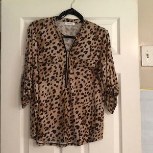 Leopard Calvin Klein Blouse